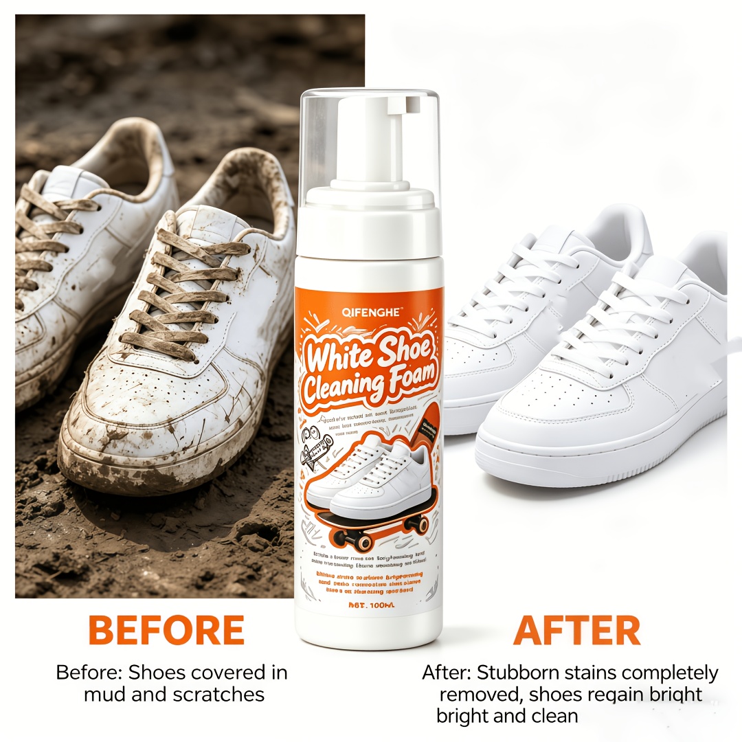 Portable No Rinse White Shoe C - Sneaker Care White ulasan dan harga
