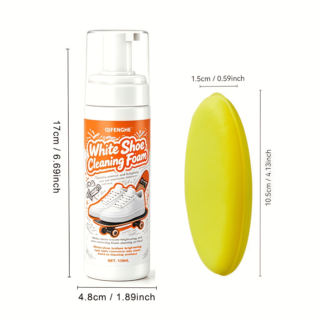 Portable No Rinse White Shoe C - Sneaker Care White ulasan dan harga