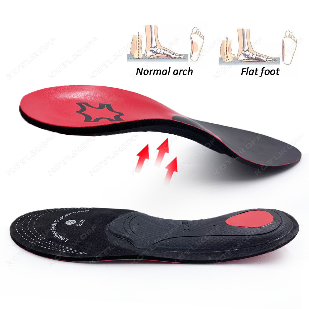 PU Leather Orthopedic Insole O - Sneaker Leather Care ulasan dan harga