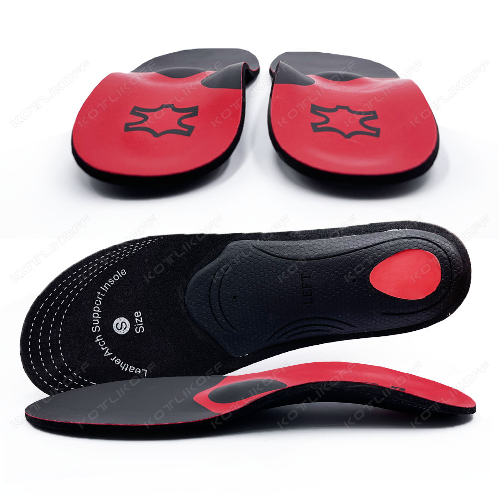 PU Leather Orthopedic Insole O - Sneaker Leather Care ulasan dan harga
