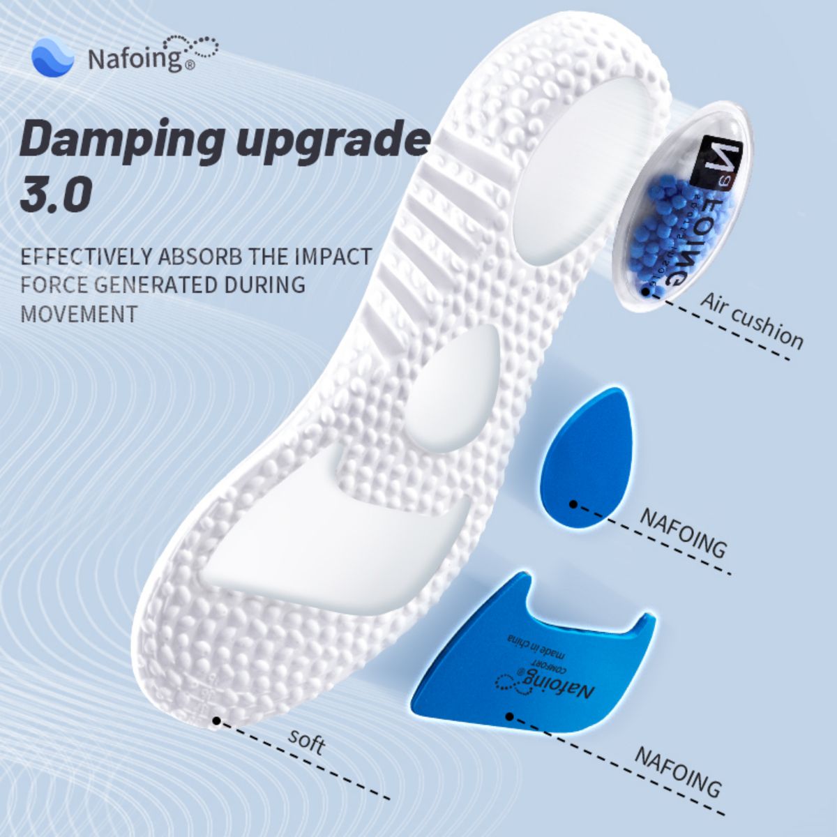 1Pair Upgrade Sports Shock Abs - Care For Sneaker ulasan dan harga