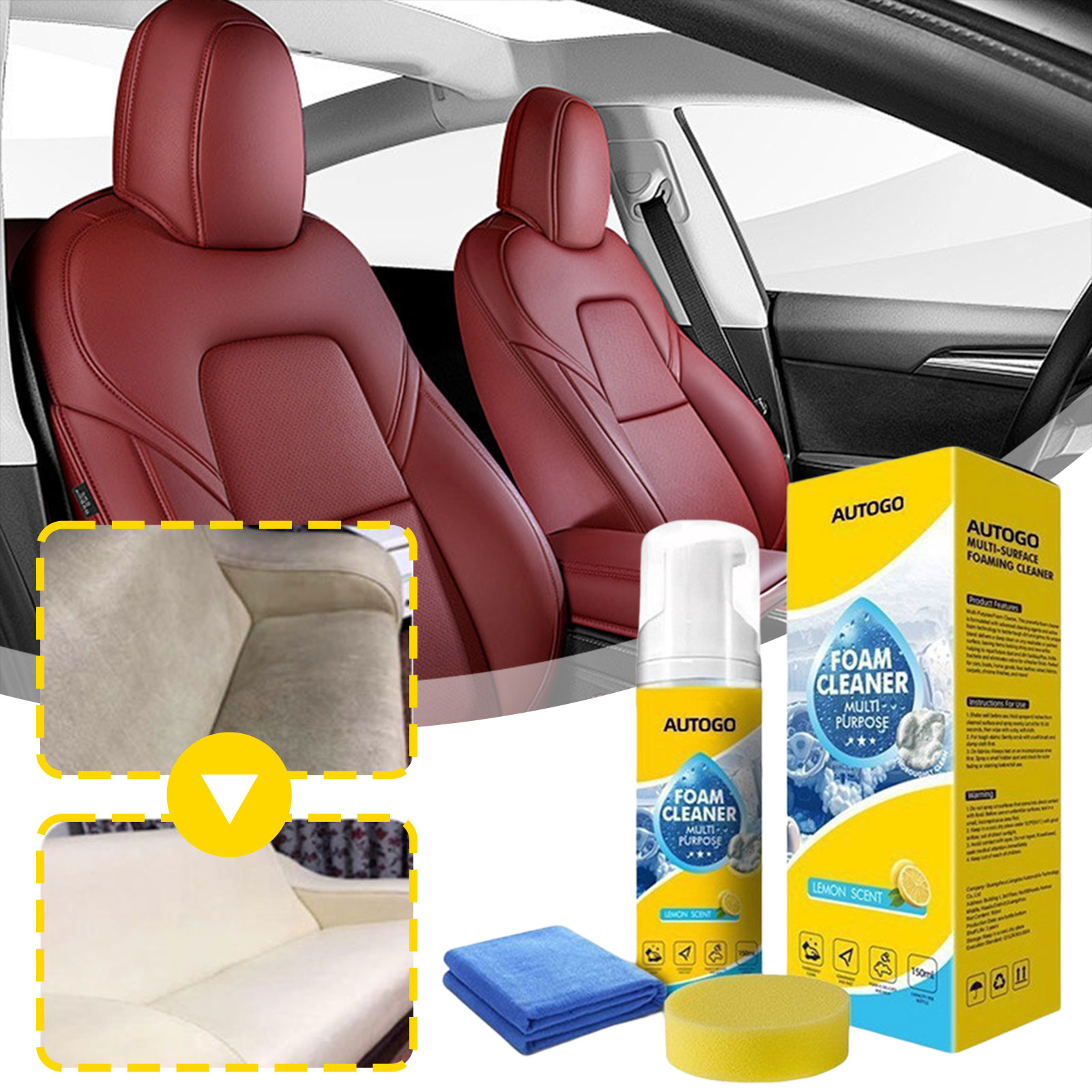 Multipurpose Foam Cleaner For  - Sneaker Leather Care ulasan dan harga