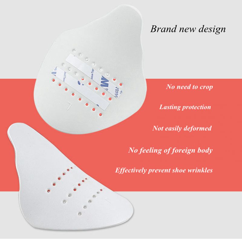 2Pcs Leather Shoe Toe Caps Sup - Sneaker Care Crease Protector ulasan dan harga